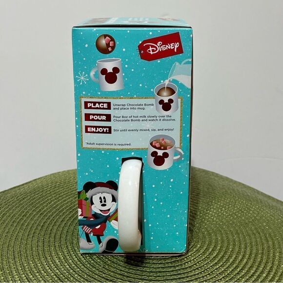 Disney Mickey Mouse Mug with Hot Chocolate Bomb NWT - Picture 4 of 6